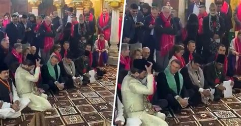Watch French President Emmanuel Macron Enjoy Qawwali At Delhi’s ...