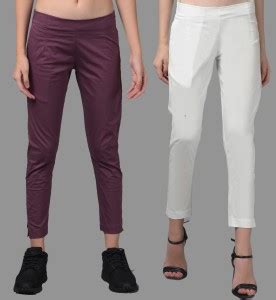 White Pants For Women - Buy White Pants For Women online at Best Prices ...