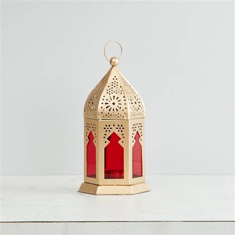 Buy Salsa Metal Moroccan Lantern from Home Centre at just INR 249.0
