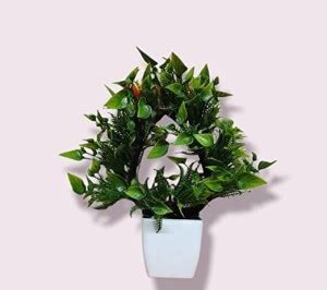 Nutts Artificial Bonsai Plants Small Tree Pot Plants Home Decor Plants ...