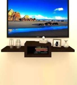 AMS WOODEN HUB Wall TV set up box & wifi stand T.V entertainment unit ...