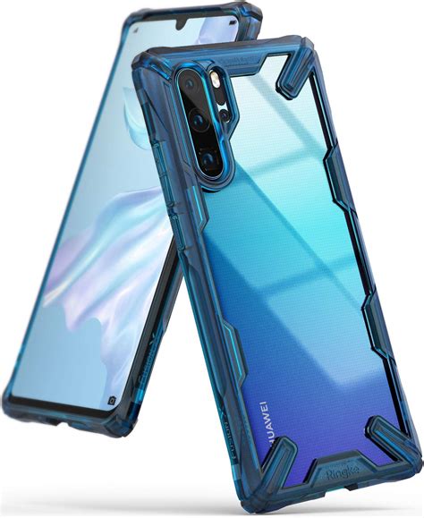 Ringke Back Cover for Huawei P30 Pro (2019) (TPU ; Poly Carbonate|Blue ...
