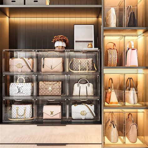 submatches Closet Organizers And Storage Clear Handbag Storage,Purse ...