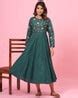 Buy BOTTLE GREEN Kurtas for Women by Dizon Online | Ajio.com