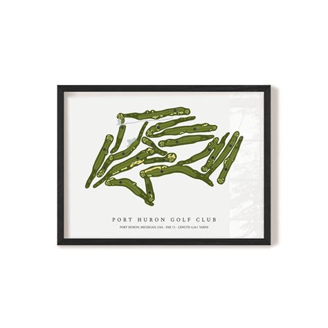 Port Huron Golf Club | Golf Course Map