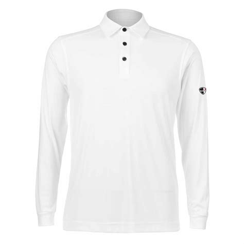 Mens Polo Long Sleeve Polo 80581226 in White – Crest Link Australia