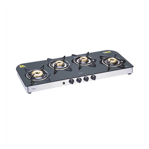 Buy 4 Burner Gas Stove Auto Ignition at Best Prices in India — Glen ...