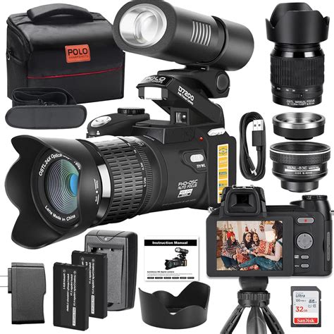 Buy Monitech DSLR Cameras 33MP Digital Camera FHD 1080P Video Camera ...