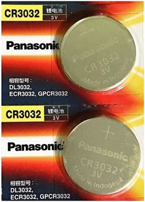 MICROUSB Compatible with Panasonic CR3032 Lithium 3V Coin Button Cell ...