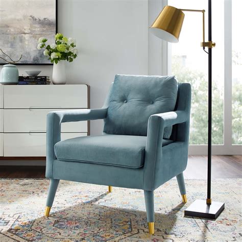 Light Blue Accent Chair