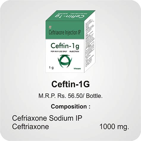 Ceftin 1gm Injection Medibyte A Division of Dr. Kumars Pharmaceuticals