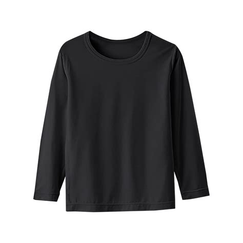 fatyb Boys Girls Thin Long Sleeve T-Shirts Crew Neck Basic Tee Tops ...