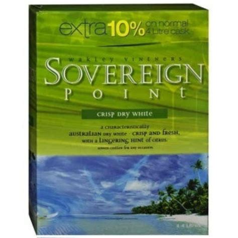 Sovereign Point Crisp Dry White Cask 4.4L - Storefront EN