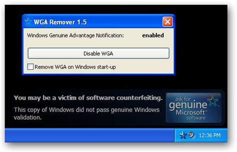 Download WGA Remover v1.5 (freeware) - AfterDawn: Software downloads