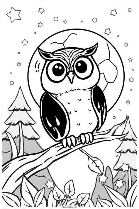 Owl Coloring Pages For Kids Printable