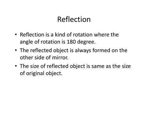 3D Reflection in Computer Graphics Example 的图像结果