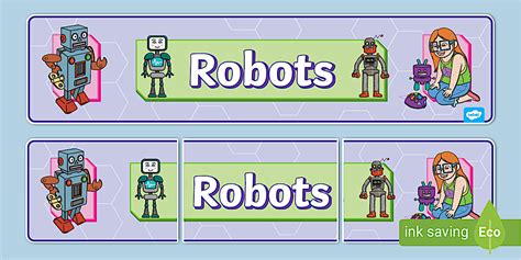 Robots Topic Display Banner - Computing UK