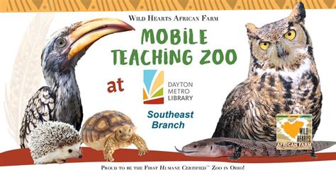 Wild Hearts Mobile Zoo Animals at Southeast Branch Library, Dayton ...