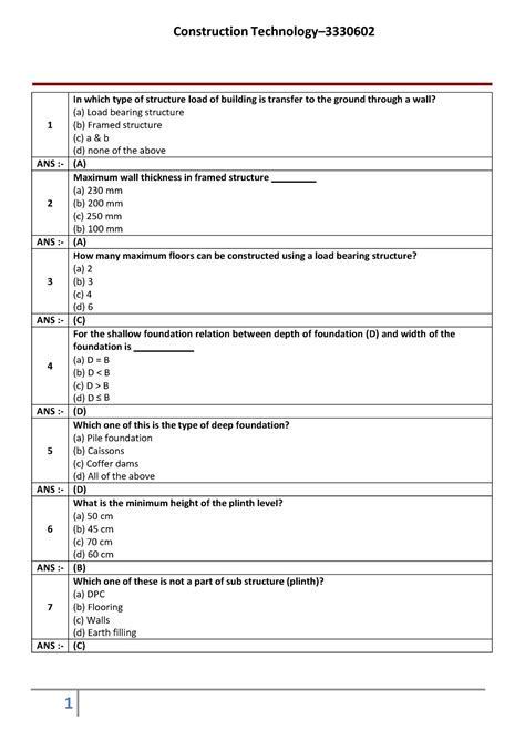 Construction Technology-3330602 - Construction Technology - GTU - Studocu