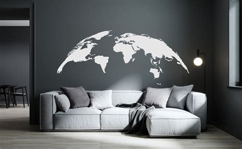 World Map Wall Decal Sticker 的图像结果