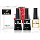 Buy Bluesky Gel Nail Polish Starter Kit, Gel Nail Kit with 24W UV LED ...