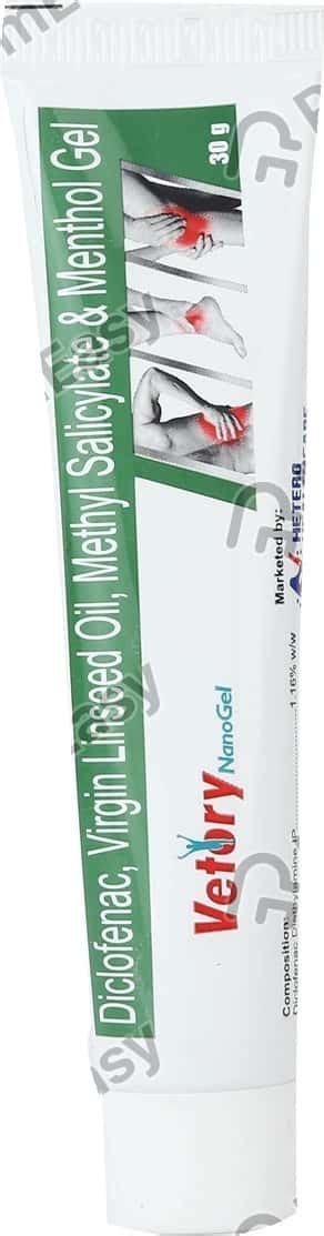 Vetory Nano Gel 30gm: Uses, Side Effects, Price & Dosage | PharmEasy