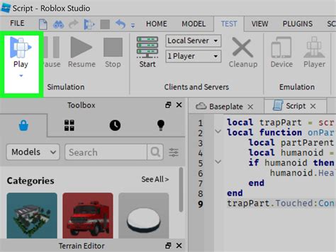 Image result for How to Make a Kill Block Script Roblox