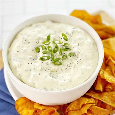 Green Onion Dip (With Video) · Chef Not Required...