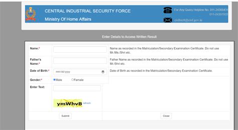 CISF HCM Result 2023 Out, Check Direct Download Link