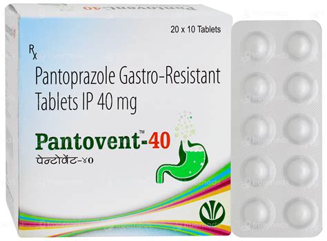 Pantovent 40 Tablet 10: Uses, Side Effects, Price & Substitutes