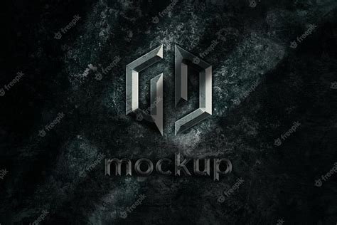 Premium PSD | Logo mockup design template