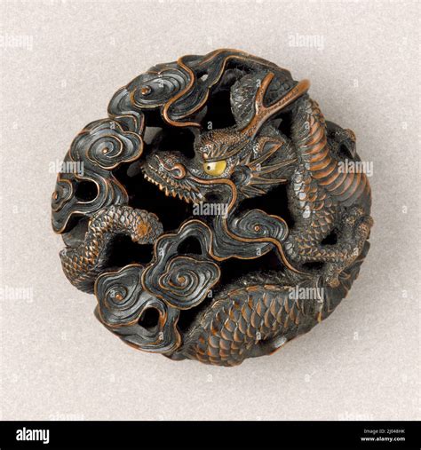 Dragon in Clouds. Naitō Toyomasa (Japan, 1773-1856). Japan, first half ...