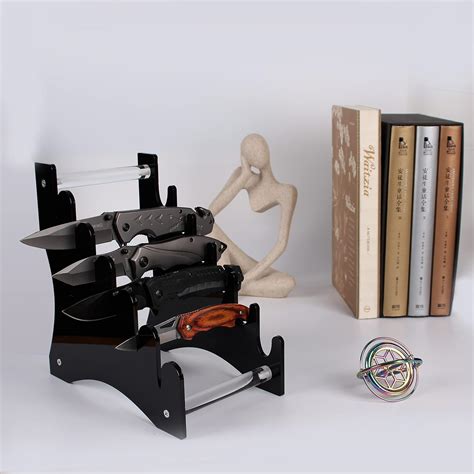 Amazon.com: HHUXIUE Knife Display Stand，Knife Display，Acrylic Knife ...