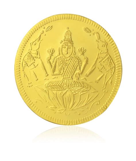 Bhima Jewellers 22k (916) Goddess Lakshmi 8 gm Yellow Gold Coin ...