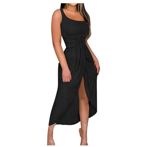 Summer Saving Clearance Plus Size Dresses, Womens Solid Color ...