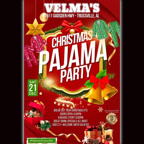 Christmas Pajama Karaoke Party, 1911 Gadsden Highway, Birmingham, AL ...