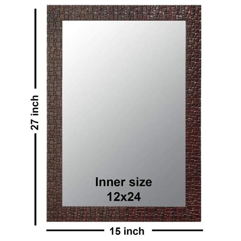 Marble Red Wall Mirror Inner Size 15x21 Inchs — ART STREET