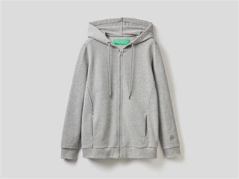100 cotton sale full zip hoodie