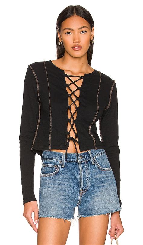 LNA Kodie Top in Black | REVOLVE
