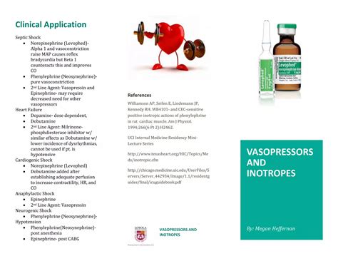 Vasopressor Brochure | DOCX