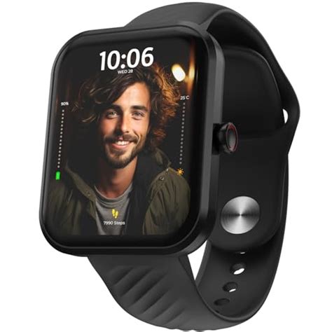 beatXP Marv Aura 1.83” HD Display Bluetooth Calling Smart Watch, Metal ...
