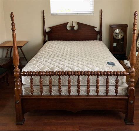 Vintage heirloom spindle spool bed jenny lind bed full size – Artofit