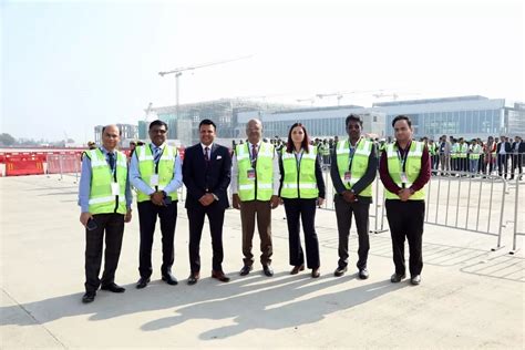 SBI officials attend event first-ever trial flight landing event at ...