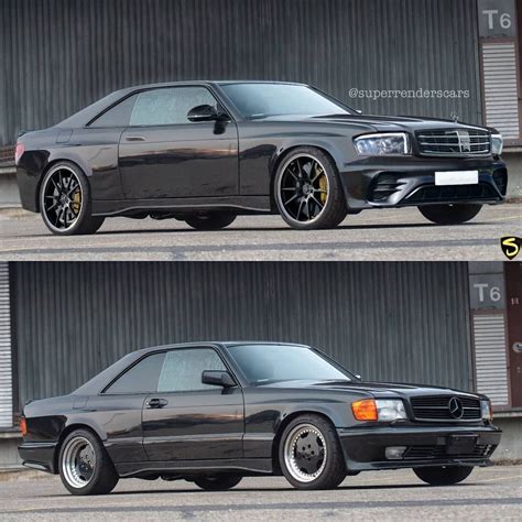 Digitally-New Mercedes-Benz 560 SEC Tries to Fulfill the Role of an S-Class Coupe - autoevolution