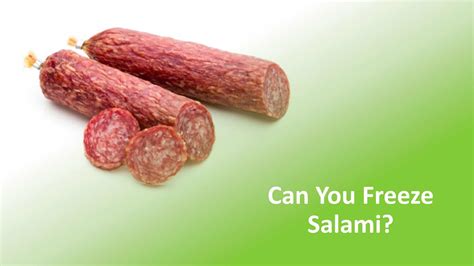 Can You Freeze Vacuum Packed Salami at Lynda Rahman blog