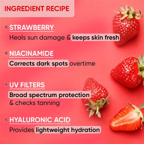 Strawberry Dew Tinted Sunscreen SPF 50+ PA++++ – Dot & Key