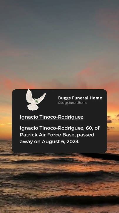 Ignacio Tinoco Rodriguez - Buggs Funeral Home #obituary - YouTube