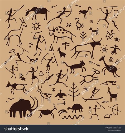 Prehistoric Cave Art Symbols