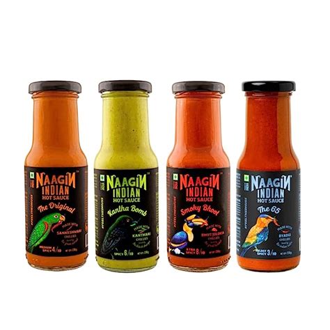 NAAGIN - Indian Hot Chilli Spicy Sauce - The Original, Kantha Bomb ...