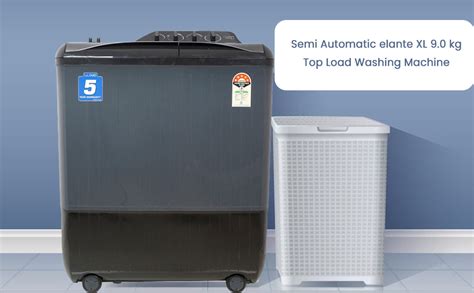 Havells-Lloyd 9 KG 5 Star elante XL Semi Automatic Top Load Washing ...